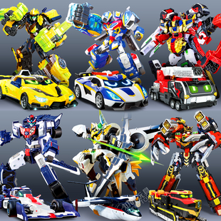 正版第三季炫卡斗士3变形机器人玩具男孩金刚汽车机甲重轨巨神2旋