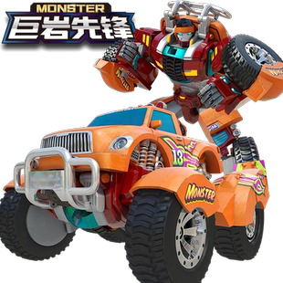 正版托宝战士巨岩先锋变形机器人男孩越野车金刚儿童玩具生日礼物