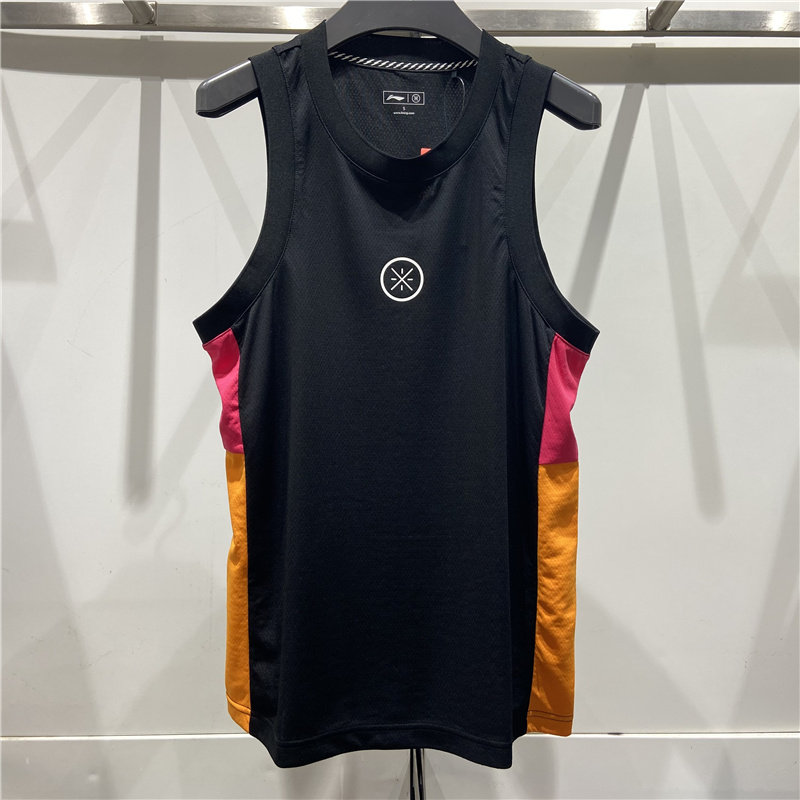 LI NING 농구 경기 유니폼 남자 2022 민소매 조끼 저지 속건성 스포츠 반바지 AAPS041|AAYS041