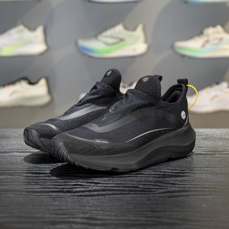 李宁运动鞋男子2025新品SOFT GO轻便透气一脚蹬潮流休闲鞋AGLV191