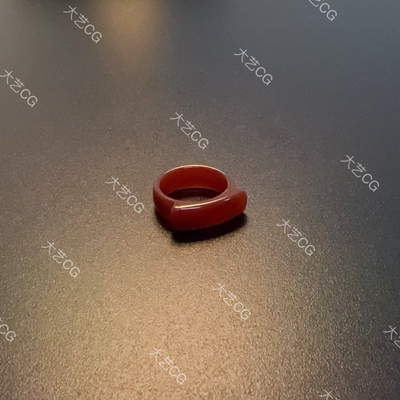 红色戒指新中式国风指环