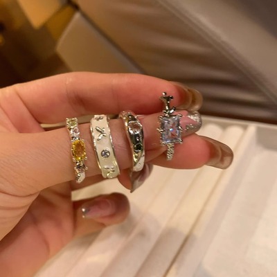 店主推荐_超美戒指女小众设计时尚个性ins指环轻奢高级感食指戒女