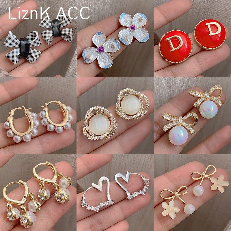 liznk日韩女耳钉不易掉色