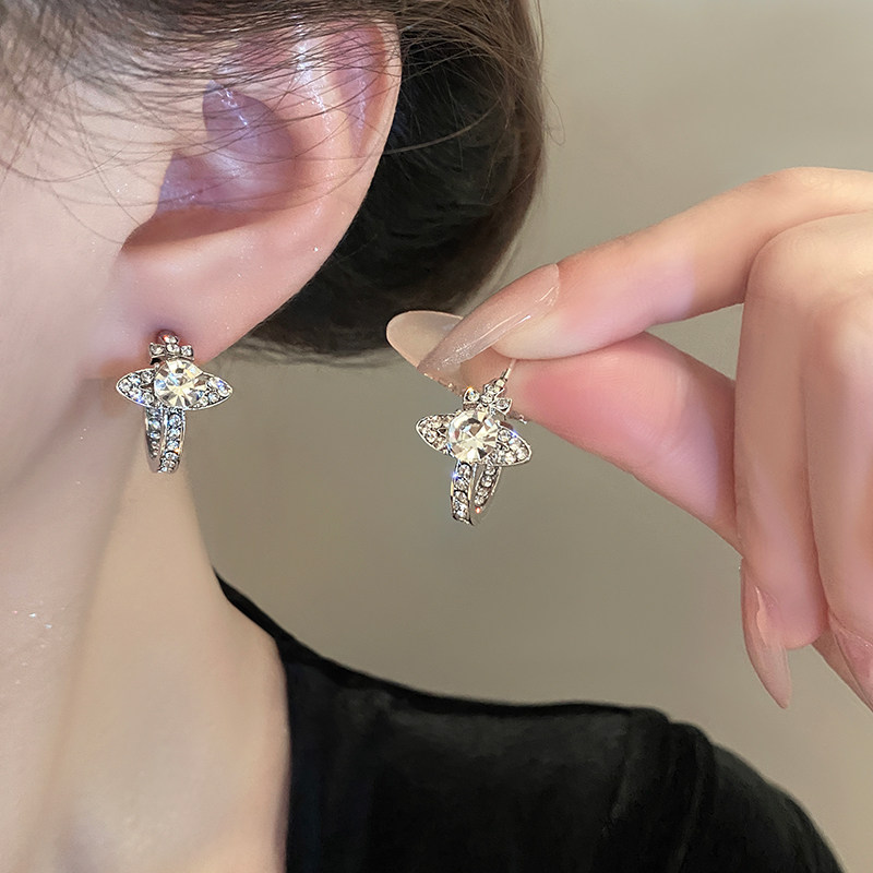 超好看！星球系列耳钉2024新款洋气网红耳环2025爆款耳饰女高级感