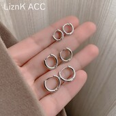 几何圆圈耳扣女高级感轻奢小众设计感气质爆款 耳环2023年新款 潮