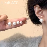 Серьги из жемчуга, серебро 925 пробы, легкий роскошный стиль, коллекция 2023