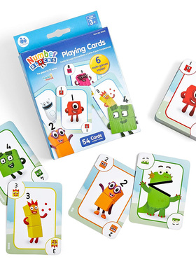美国numberblocks 数字积木益智玩具儿童纸牌游戏幼儿园教具礼物