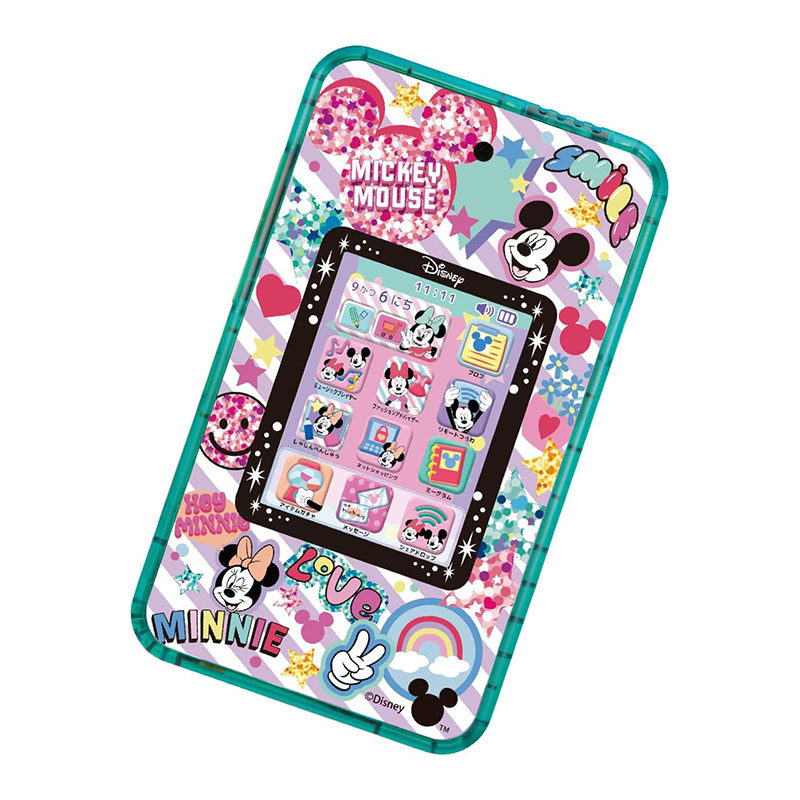 现货日本SEGA 迪士尼电子宠物机儿童智能手机型可拍照游戏机玩具