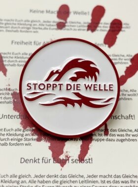 SAME电影好物浪潮胸针Die Welle周边定制胸针饰品简约精致创意