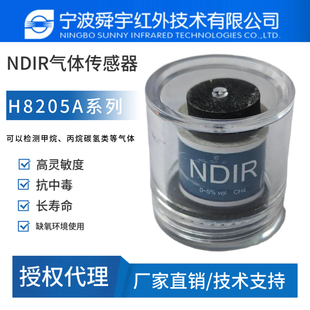 舜宇 超低功耗 NDIR气体传感器 H8205A系列 测量甲烷CH4气体