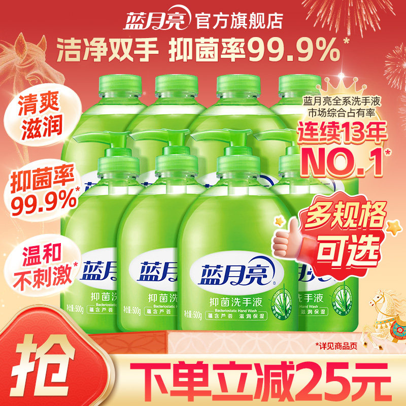 蓝月亮洗手液 家用套装芦荟滋润抑菌99.999%*旗舰店正品