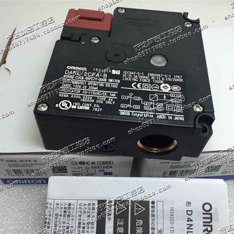 D4NL-1CFA-B D4NL-2CFA-B D4NL-4CFA- B欧姆龙安全开关 现货正品