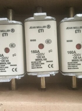 ETI熔断器 125A 500V NH00 NV00 160A gL/gG 120KA IEC/EN60269