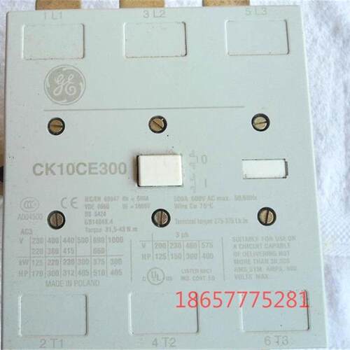 原装正品通用电气接触器CK10CE300  CK10BE300 CK10BE311N