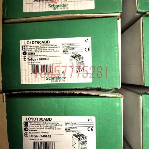 LC1DT60ABD LC1DT60A  DC24v 施耐德四极接触器现货