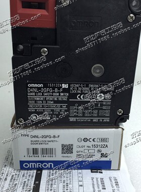 原装正品 OMRON 安全门开关 D4NL-2GFG-B-F 24VDC 现货全新