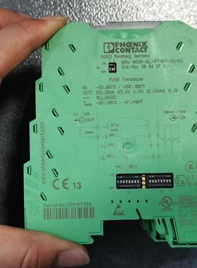 2864273 MINI MCR-SL-PT100-UI-NC  隔离变送器