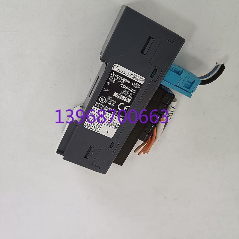 三菱可编程控制器 远程IO输入模块 CL2X8-D1C3V 功能正常 拆机