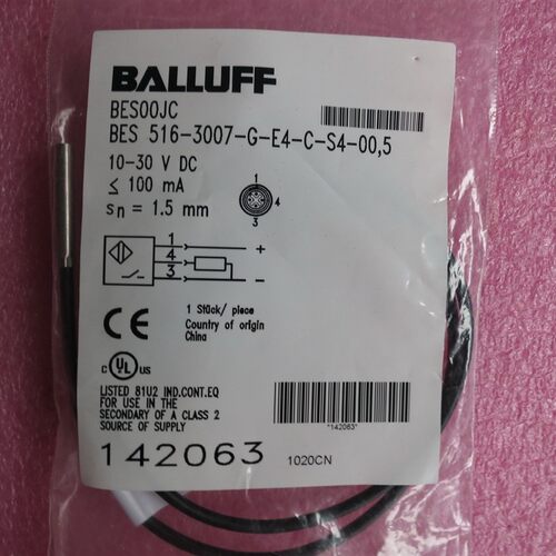 全新原装正品BES 516-3007-G-E4-C-S4-00,5 BES00JC 现货