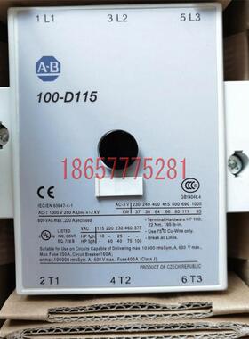 原装罗克韦尔 AB 100D115 100D115A11 100D115A00 接触器 议价