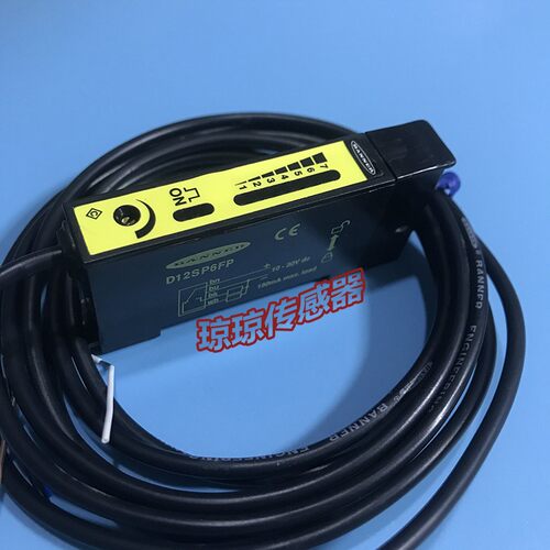 美国邦纳D12SP6FP D12SP6FPY D12SP6FPHQ光纤放大器传感器
