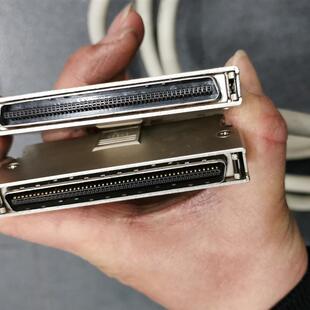103A0  100P SCSI100 100针连接线 2米长 公头转公头 现货