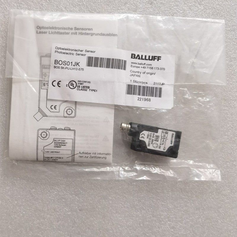 全新原装BALLUFF BOS01JK BOS 5K-PU-LH12-S75 现货