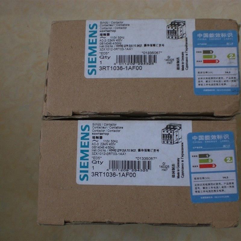 3RT1036-1AF00 AC110V 22KW  交流接触器 全新原装