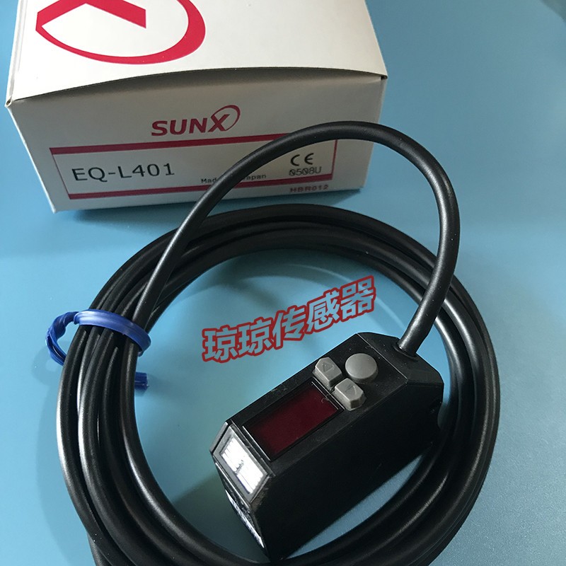 日本神视激光传感器EQ-L401数显漫反射光电开关