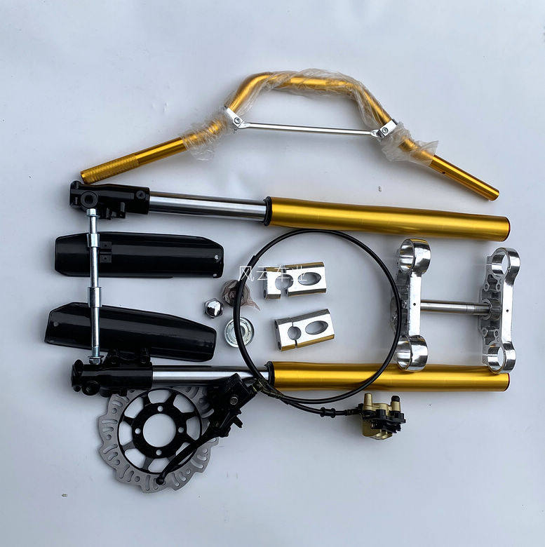 越野摩托车转向套件 阿波罗710-800MM倒置前减震+方向器带前刹车