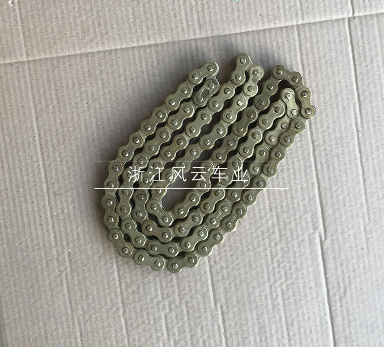 沙滩车配件  越野车链条卡丁车链条 420金色链条小猴子摩托车链条