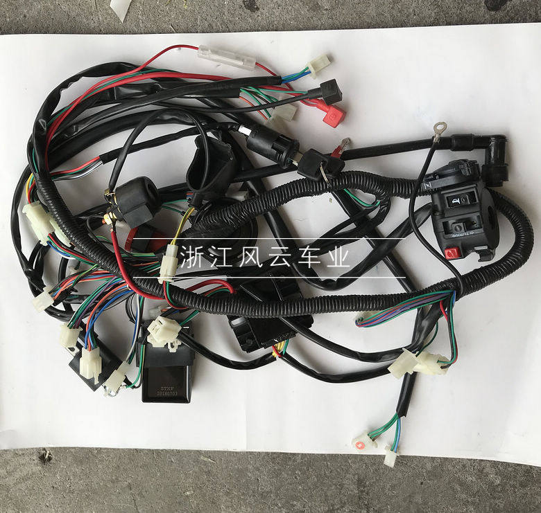 四轮摩托车配件 龙鼎大悍马大宝马沙滩车启动线束总成开关电器件