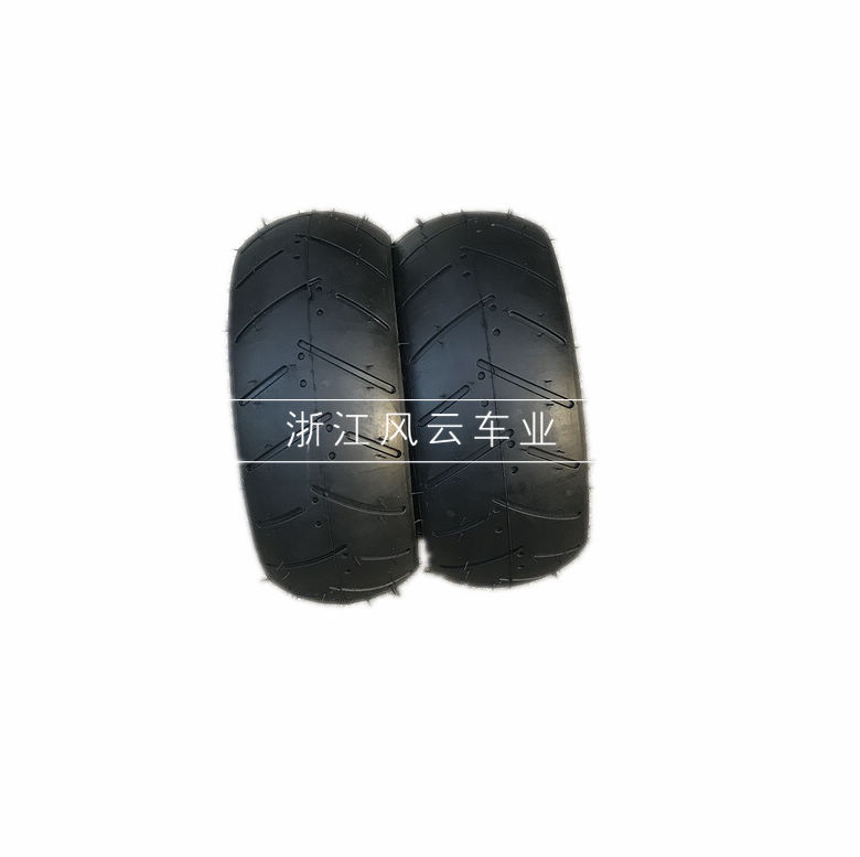 迷你摩托配件49CC小跑车前90/65-6.5后110/50-6.5寸外胎真空轮胎