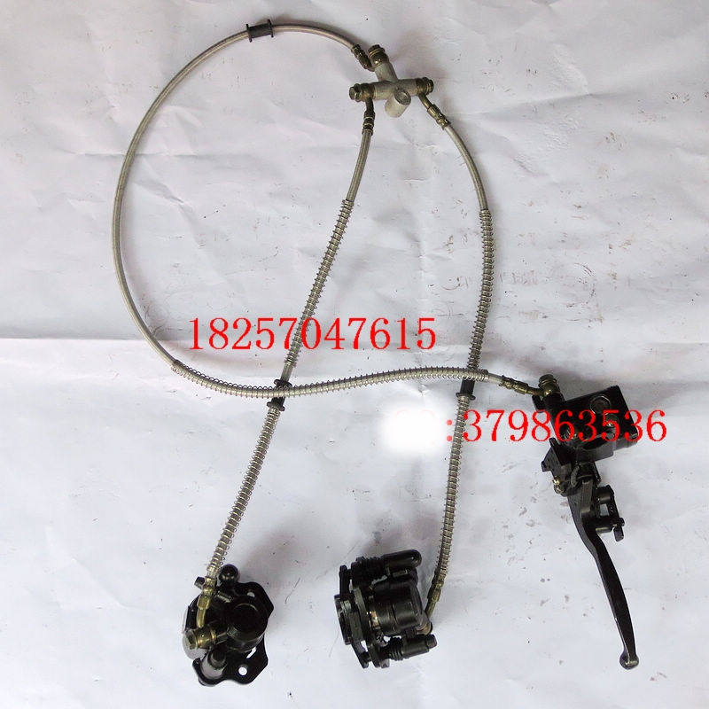 沙滩车配件 大公牛倒三轮前1拖2刹车 一拖二液压碟刹泵 双碟刹器,摩托车/装备/配件,刹车片/刹车系统,淘宝优惠券,粉丝福利购,淘宝优惠卷