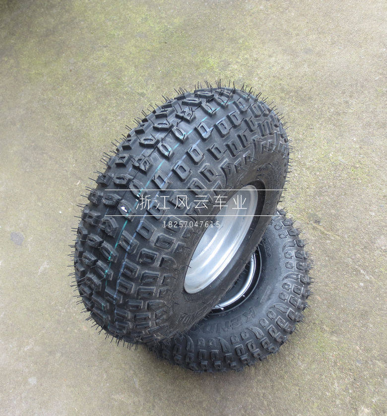 卡丁车配件 小公牛小悍马沙滩车建大145X70-6寸真空轮胎轮圈轮毂