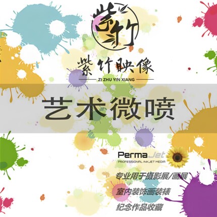 爱普生艺术微喷帕玛杰插画展览高清复制全家福打印毕业照片定制