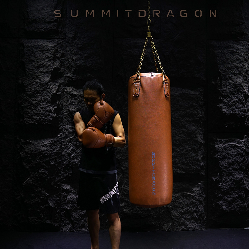 匠人精工吊式拳击沙包搏击散打填充好实心拳击沙袋高品商用沙包袋