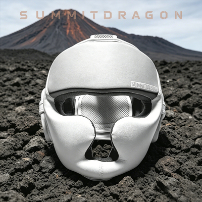 SUMMITDRAGON 全包裹超纤拳击头盔 成人散打泰拳训练护头专业护具
