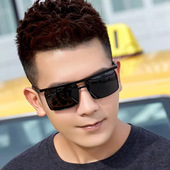 新款 超轻铝镁偏光太阳镜骑行墨镜男女潮流遮阳司机开车驾驶专用