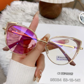 2025新款 时尚 猫眼变色太阳镜女弹簧腿户外潮流街拍防晒墨镜女跨境