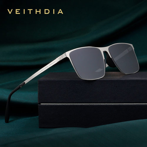 Veithdia/威斯.蒂亚高清尼龙墨镜偏光男金属防晒防紫外线太阳镜