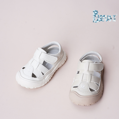 巴托儿童26夏季新品 男孩软底防滑宝宝学步鞋魔术贴皮凉鞋6920