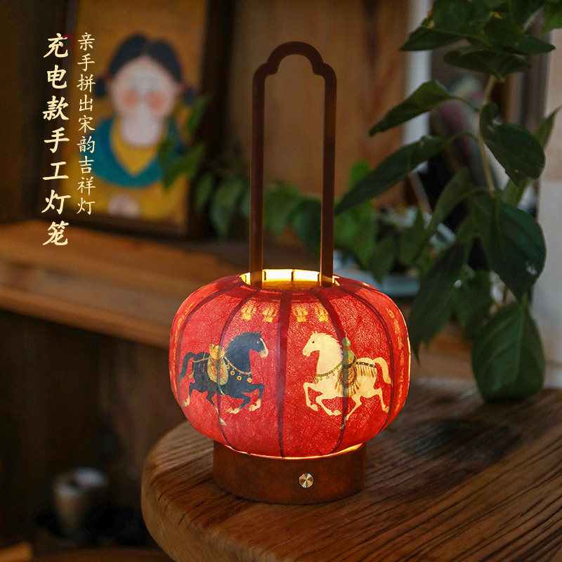 马年新年装饰灯笼摆件马上有福过年春节客厅咖啡店铺桌面氛围布置,节庆用品/礼品,创意摆件,淘宝优惠券,粉丝福利购,淘宝优惠卷