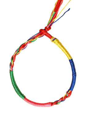 爱拉手绳手链五彩绳祈福纳吉