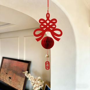 新年装饰吊饰拱门挂饰2026马年春字门把手挂件过年春节氛围感布置