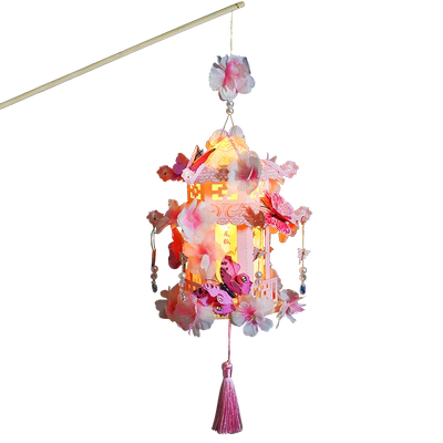 中秋节纸质手提宫廷灯