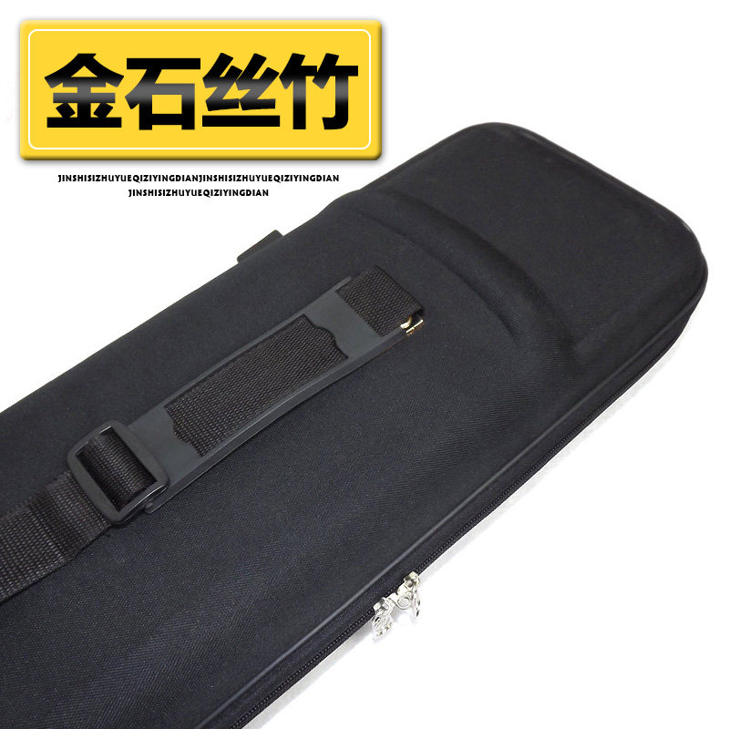 民族拉弦乐器配件箱包二胡黑色压缩盒牛津布材质防水防尘防压梵巢