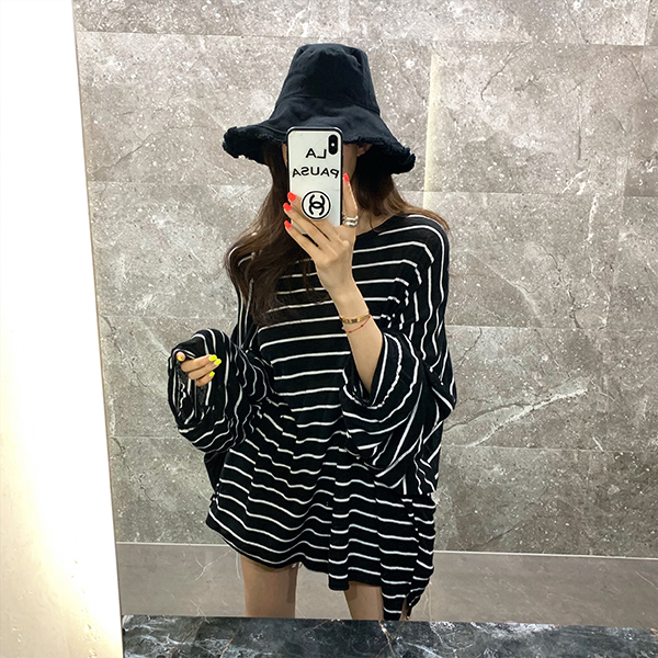 长袖慵懒薄款防晒亚麻女百搭