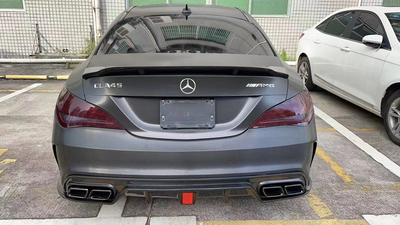 奔驰CLA220 CLA260改装CLA45 AMG碳纤维前唇后唇尾喉尾翼W117四门