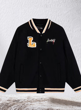 中国李宁短款棉服男女同款运动时尚系列休闲服宽松短棉服AJMS141